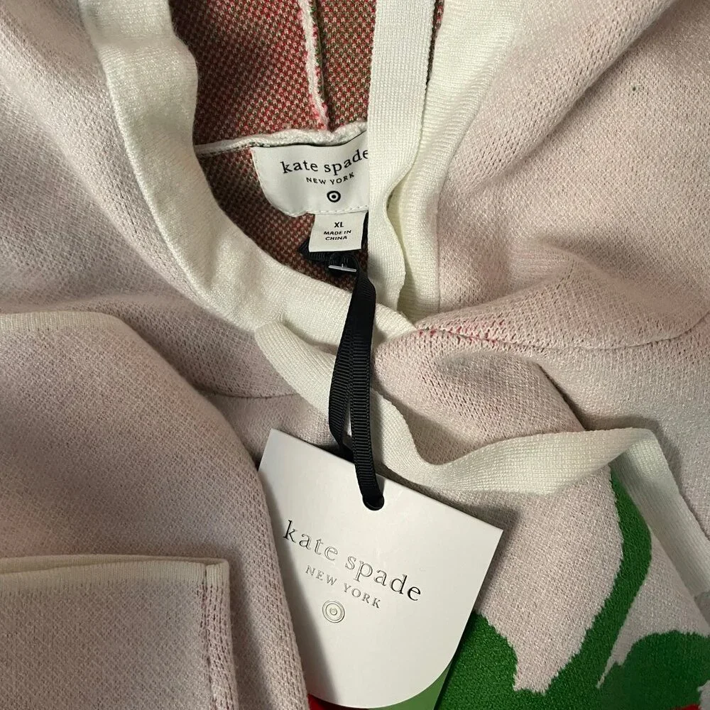 Buttery Soft KATE SPADE NEW YORK x TARGET L, XL‎ Strawberry Hooded Sweatshirt
